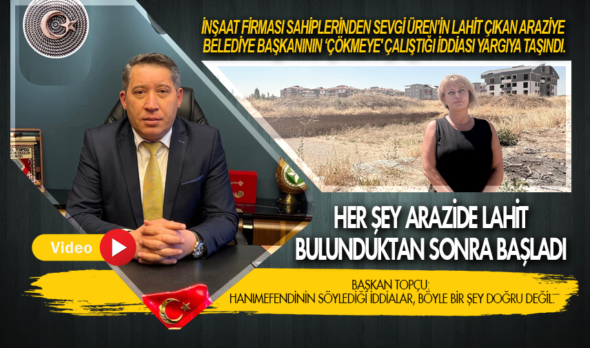 Her şey arazide lahit bulunduktan sonra başladı
